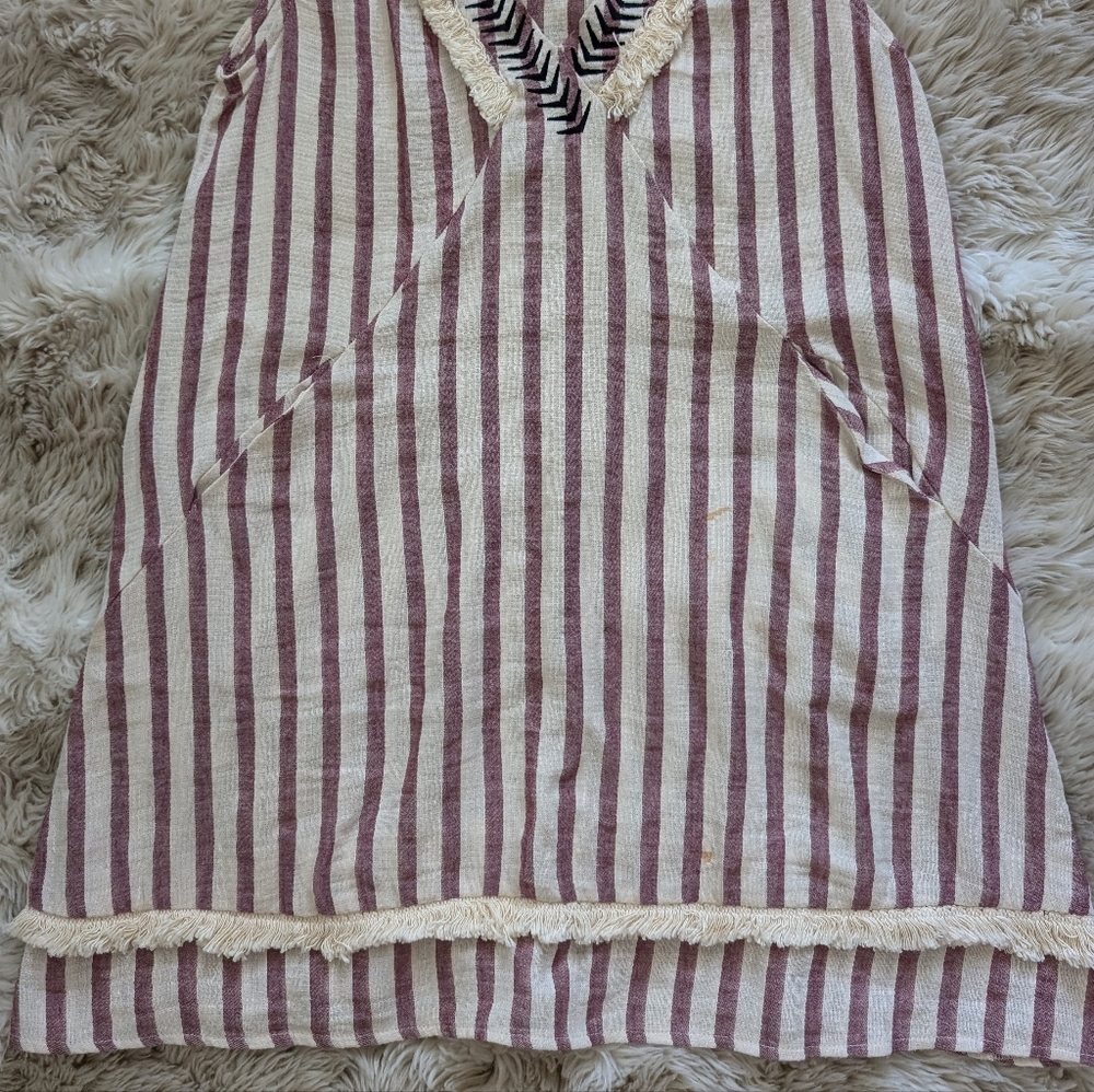 ETWO Striped fringe dress - Picture 4 of 9